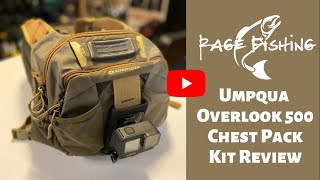 UMPQUA OVERLOOK 500 CHEST PACK KIT REVIEW  Whats in my steelhead chest pack Watch to see [upl. by Essiralc]