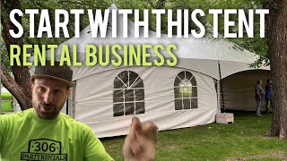 What Kind Of Tent Should You Buy When Starting A Tent Rental Business 20’x40’ High Peak Frame Tent [upl. by Paver942]