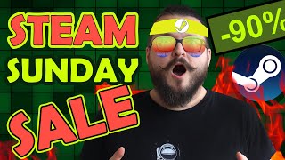 Steam SUNDAY Sale 10 Amazing Games [upl. by Anasxor10]