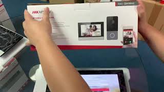 Hik Vision IP Video Intercom system DSKIS603P Unboxing and Setup [upl. by Hax845]