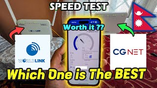 Worldlink Or CGNet  Which one have reliable Speed in 2024  Speed Test [upl. by Allecsirp]