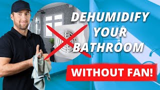 How do i dehumidify a bathroom without an exhaust fan 5 solutions 2024 [upl. by Oniotna6]