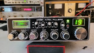 Uniden PC 76XL modded with a Mitsubishi 1969 final echo and talkbalk for sale [upl. by Rexferd]