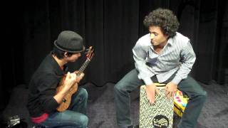 Cajon amp Ukulele Jam with Jake Shimabukuro Part 22 [upl. by Allevon]