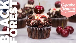 Black Forest Cupcake Recipe  Cupcake Jemma Channel [upl. by Alexa]