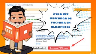 DESCARGANDO FACTURA ALIEXPRESS Y HACIENDO PRE ALERTAS [upl. by Danae]