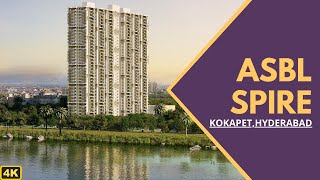 ASBL Spire  Upcoming 3BHK Apartment in Kokapet  Hyderabad Real Estate  Outdoor Living [upl. by Ardnwahsal]