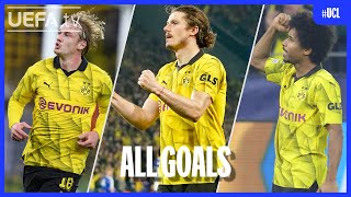 BRANDT SABITZER ADEYEMI  All DORTMUND 202324 GOALS to reach the UCL Final ⚽ [upl. by Marie-Ann]