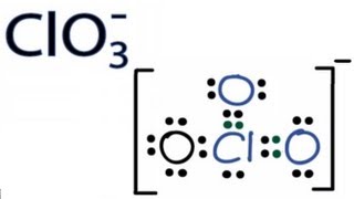 ClO3 Lewis Structure  How to Draw the Lewis Structure for ClO3 Chlorate Ion [upl. by Okkin]