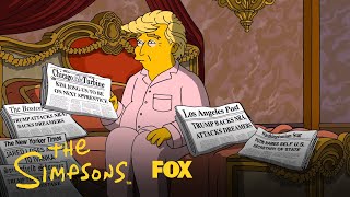 A Tale Of Two Trumps  Season 29  The Simpsons [upl. by Atsahc910]