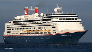 BOREALIS  maiden call of the Fred Olsen Cruise Lines ship in Germany  4KQualityVideo [upl. by Agace363]