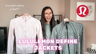 The Best Lululemon Define Jacket  Comparison Sizing Try On amp Review  2024 [upl. by Uos]