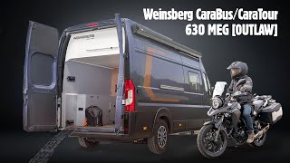 Der perfekte Camper Van für MotoradFahrer CaraBusCaraTour 630 MEG OUTLAW [upl. by Tonjes]