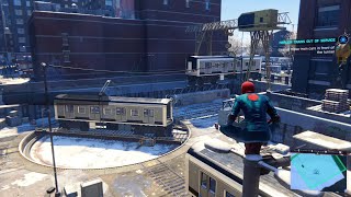 SpiderMan Miles Morales Train puzzle  Harlem trains out of service [upl. by Innes326]