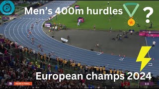 Can Warholm prove himself again  2024 400m Hurdles Final  European Championships [upl. by Nader]