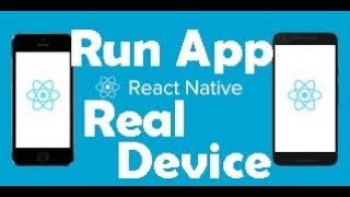 Run react native app on real device  React Native CLI [upl. by Sej968]