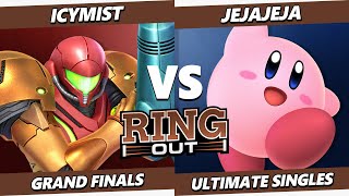 Ring Out GRAND FINALS  IcyMist Samus Vs JeJaJeJa Kirby Smash Ultimate  SSBU [upl. by Junna]