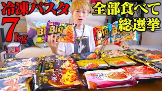 【大食い】第二回冷凍パスタ総選挙‼️前回を超える7kgながら大食い男は絶賛の嵐！！【ぞうさんパクパク】【冷凍パスタ】 [upl. by Jeffery392]