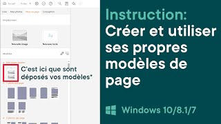 Tutoriels ifolor  Créer et utiliser ses propres modèles de page dans lifolor designer pour Windows [upl. by Claudetta]