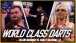 PURE DARTING DRAMA 😱  Ashley Coleman 🆚 Fallon Sherrock  Full Match [upl. by Noll]