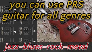 PRS SE pauls guitar TCI S pickup test clean blues lead metal riff [upl. by Ashia]