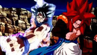 Ultra Instinct Goku vs SSJ4 Gogeta [upl. by Esbenshade]