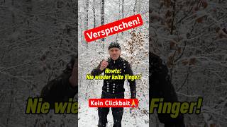 Nie wieder kalte Finger Haben wir einen Deal tips shorts winter howto [upl. by Nalyorf]