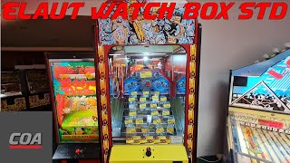 Elaut Watch Box STD Magnet Crane Arcade Game  Coin Op Archive [upl. by Philemol]