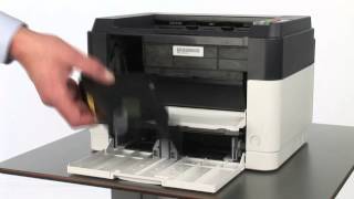 Installing the toner cartridge on the FS1061DN and FS1041 [upl. by Gamal]