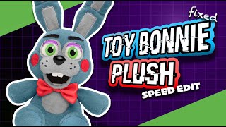 Fixing Funkoâ€™s WORST FNaF Plushies  Toy Bonnie 1 [upl. by Ahtenek]