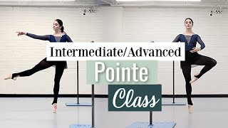 Intermediate Advanced Pointe Class  Kathryn Morgan [upl. by Nednil]