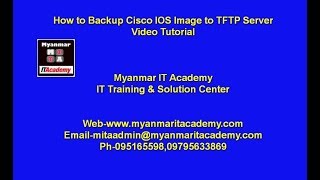 How to Backup Cisco IOS image to TFTP server Video Tutorial [upl. by Walton697]