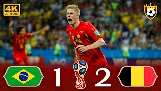 ملخص مباراة quotبلجيكا 21 البرازيلquot 🔥 ● مباراة نارية 💥🌟 ❯ كأس العالم 🇷🇺 روسيا 2018 🌍  FHD [upl. by Paolo]