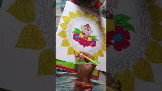 Tu esa Chand Munna Ganpati Bappa morya drawing [upl. by Adnale]