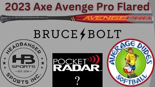 2023 Axe Avenge Pro Flared Part 1 Slowpitch Softball Bat Review  Average Dudes Softball [upl. by Yttel598]