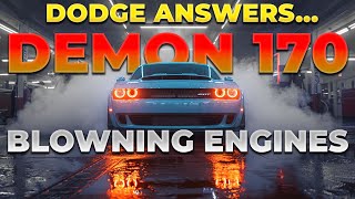 Dodge Reveals Number of Blown 2023 Demon 170 Engines [upl. by Eneja562]