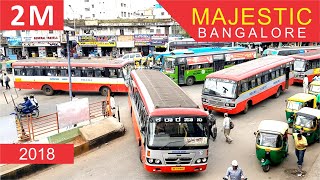 All about Majestic Bangalore  Kempegowda Bus Station  Metro Station [upl. by Axela]