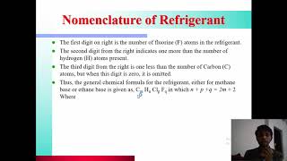 Unit 2  Lecture 21  Nomenclature of refrigerant [upl. by Nylram]