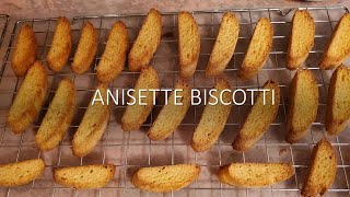 Crisp amp Delicious Anisette Biscotti  Great for Dipping [upl. by Carley]