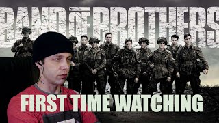 Band of Brothers  Episode 2  REACTION  BRITISH FILM STUDENT FIRST TIME WATCHING [upl. by Lebyram181]