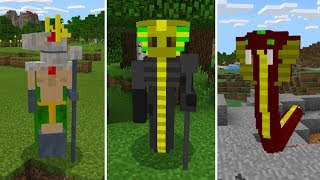 NEW ANCIENT MOBS in Minecraft Pocket Edition Ancient Creatures Addon [upl. by Atik]