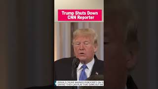 Trump Silences CNN Question [upl. by Bubalo]