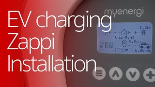 EV charging ZAPPI installation 7kw unboxing and installationElectrician UK evcharging [upl. by Leba]