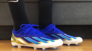 Adidas X CRAZYFAST league FG MESSI Unboxing  On Feet [upl. by Miharba]