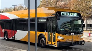 Fairfax Connector 2023 New Flyer XD40 7919 On Route 371 [upl. by Htrow322]