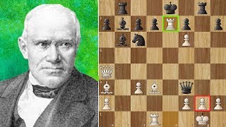 Most Beautiful Chess Game Ever Played  quotThe Evergreen Gamequot [upl. by Taddeo855]