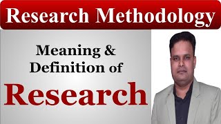 research definition  research methodology  research aptitude ugc net research methodology lecture [upl. by Etnom721]