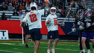 Syracuse vs Highpoint Lacrosse Highlights  2024 College Lacrosse [upl. by Osman507]