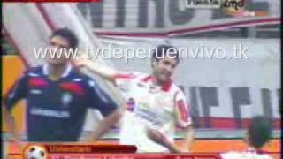 UNIVERSITARIO 1 VS SAN MARTIN 0 290709 [upl. by Ahen]