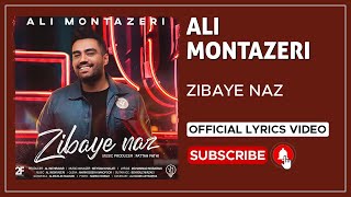 Ali Montazeri  Zibaye Naz I Lyrics Video  علی منتظری  زیبای ناز [upl. by Martsen]